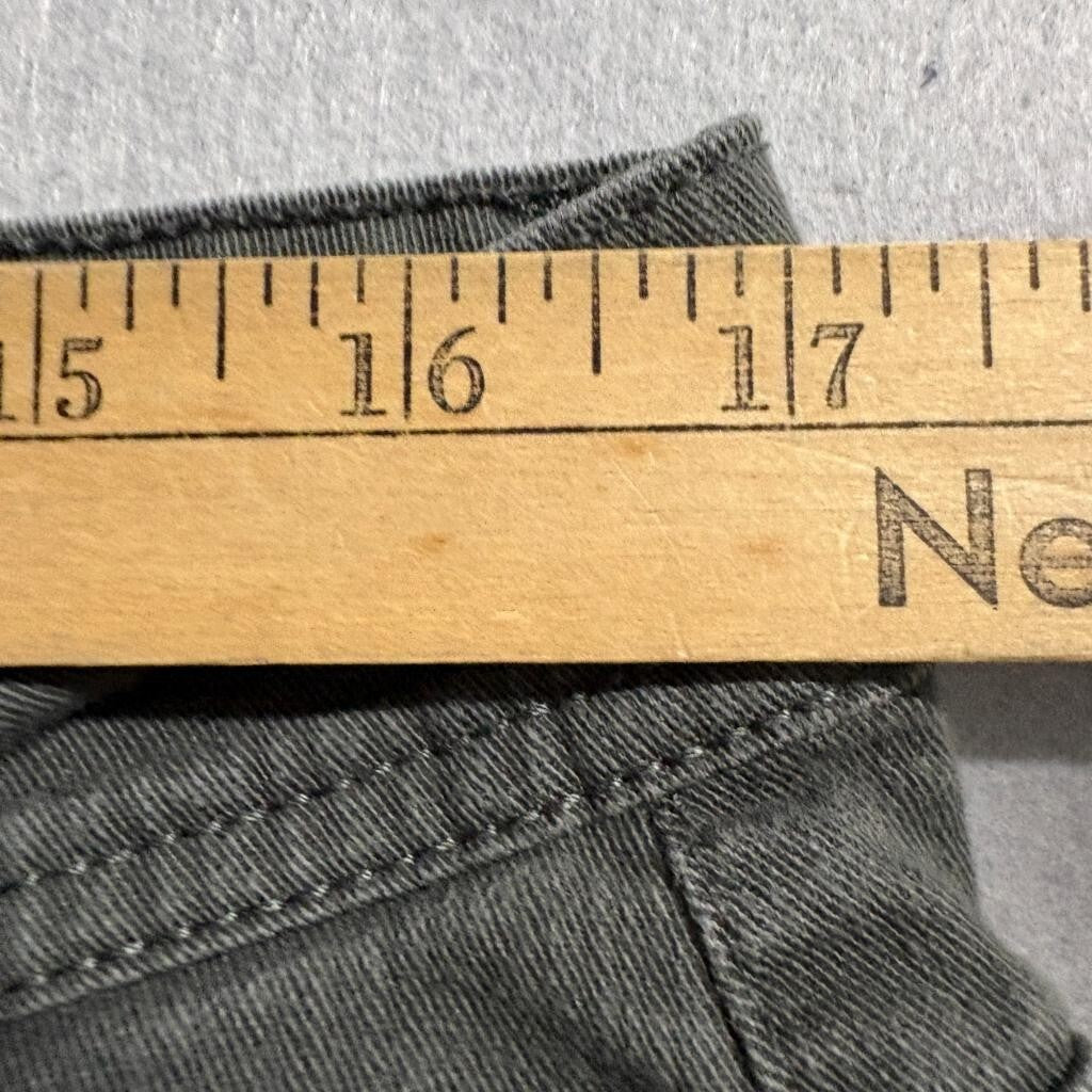 Style & Co Denim Womens 14 Green Bootcut Jeans Studded Flap Pocket Stretch