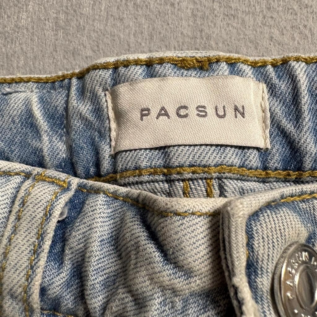 PacSun Stretch 90s Boyfriend Jeans Womens 25 Light Wash Denim High Rise