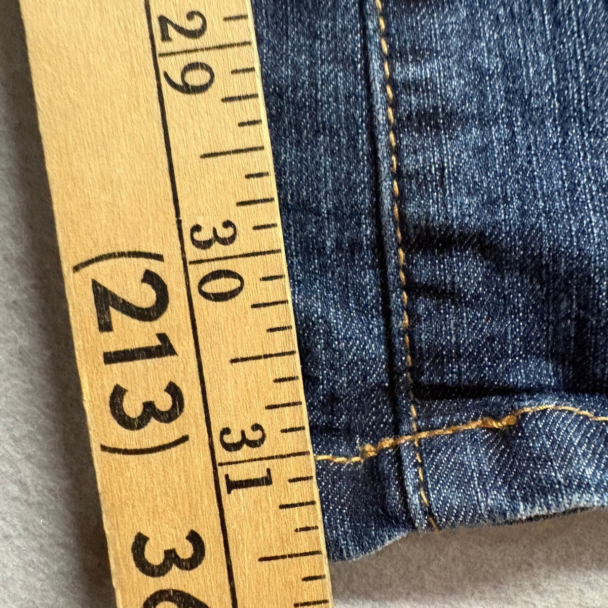 Daisy Fuentes Bootcut Jeans Womens Size 2 Blue Denim Stretch Rinse Blast