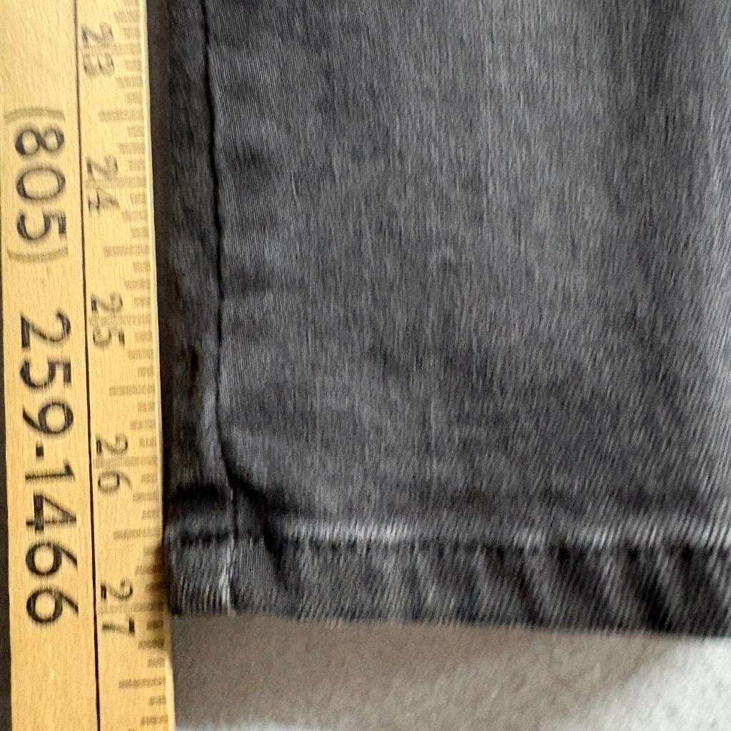 Mavi Alissa Ankle Jeans Womens 25 Black High Rise Super Skinny Rhinestone Stripe