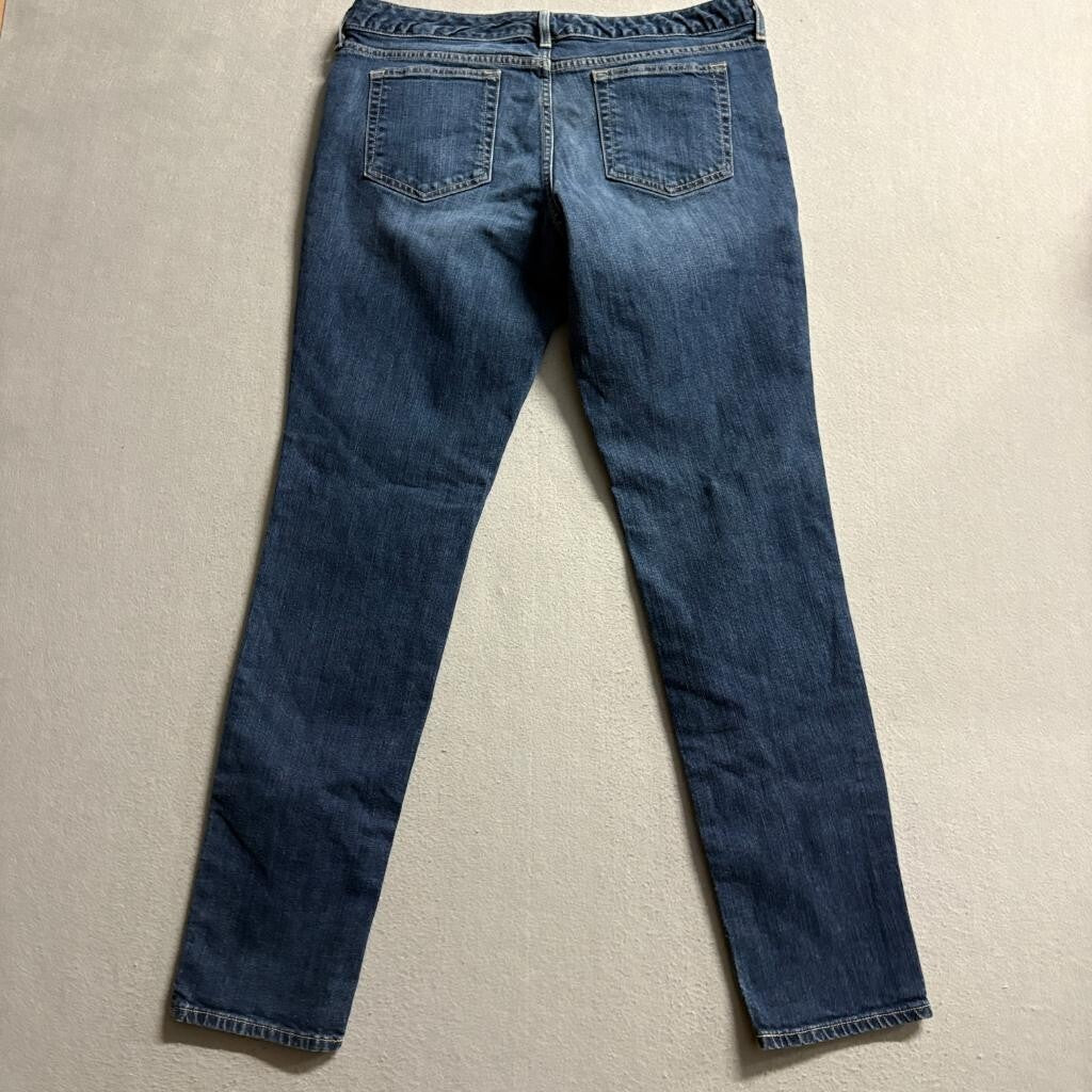 Eddie Bauer Modern Slim Jeans Womens Size 10 Medium Wash Blue Denim Stretch