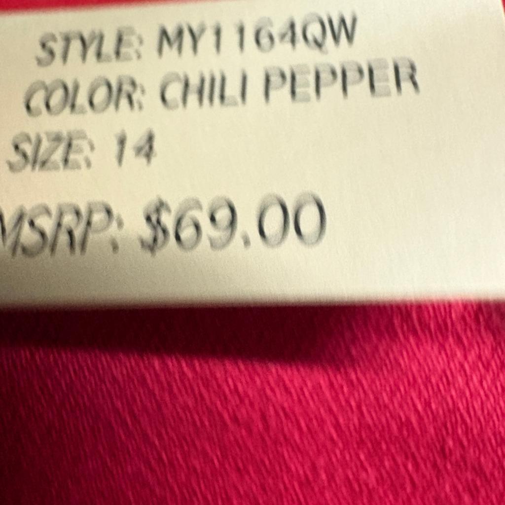 Seven7 Tummyless Skinny Jeans Womens 14 Chili Pepper Red Stretch Denim New