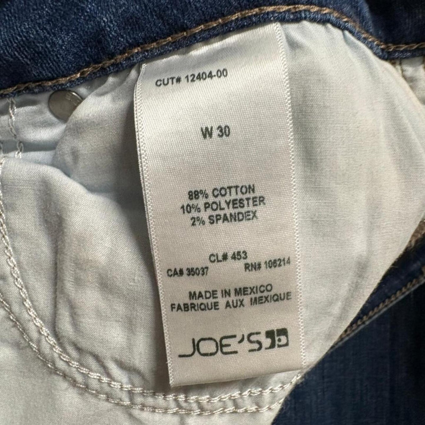 Joe's Jeans Women's Size 30 Blue Denim Bootcut Stretch Jeans Medium Wash 31x34