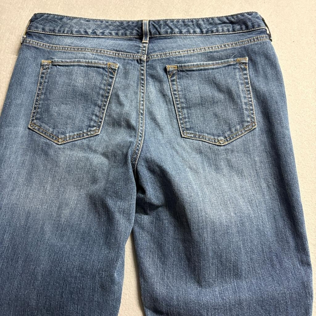 Eddie Bauer Slightly Curvy Bootcut Jeans Womens Size 10 Blue Stretch Denim
