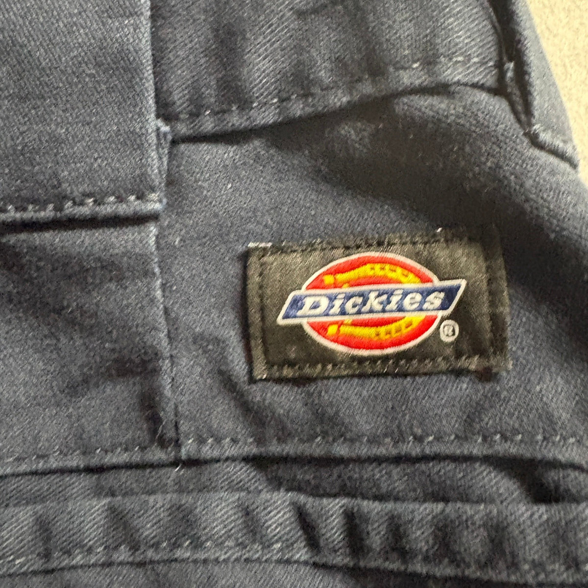 Dickies Flex Mens 32x32 Navy Blue Straight Leg Chino Work Pants WP150DN