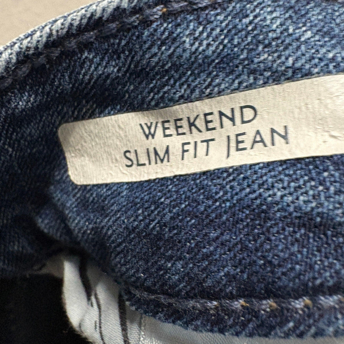 Seven7 Jeans Womens Size 4 Blue Weekend Slim Fit Raw Hem Denim Stretch Pants