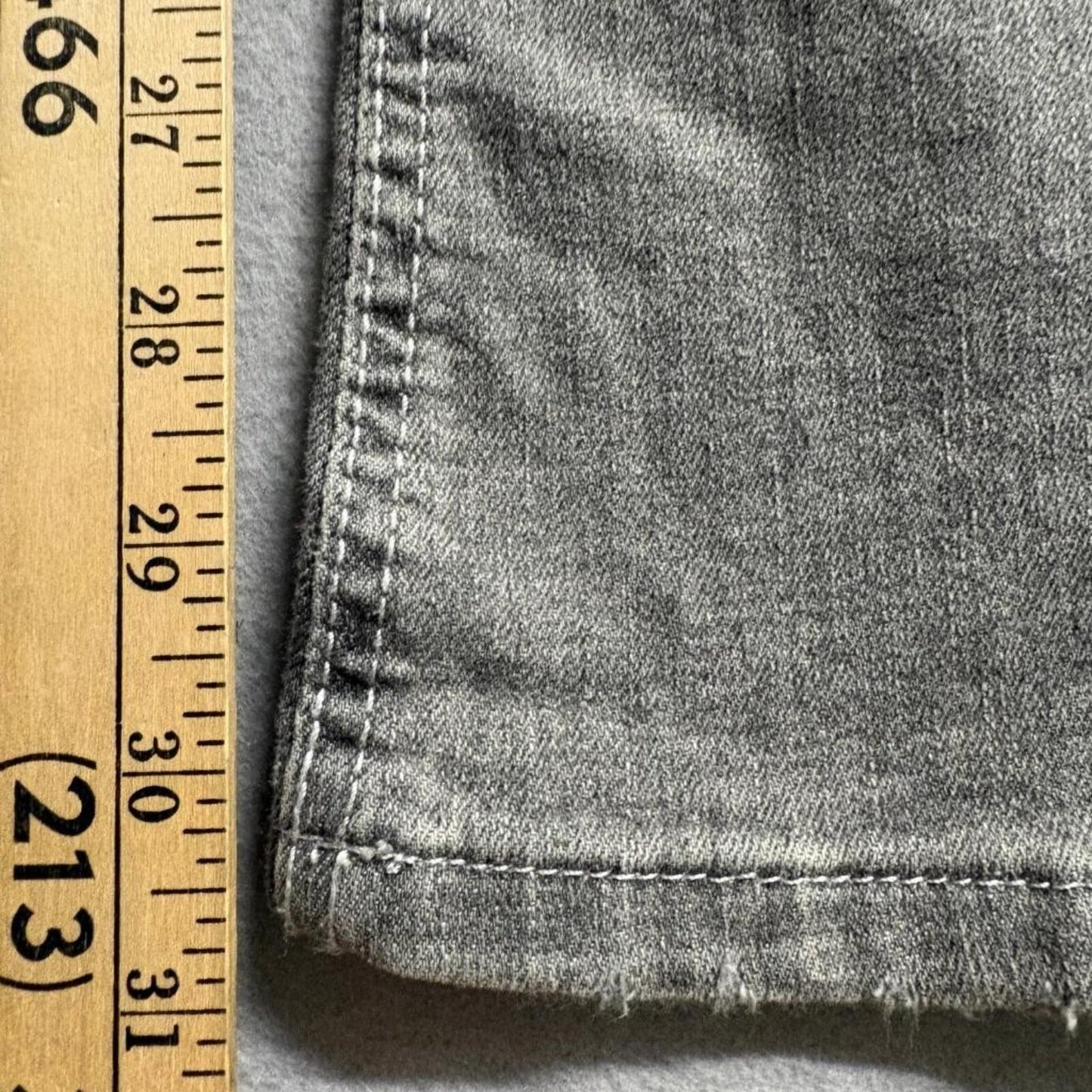 Wild Fable Womens Gray Mid Rise Flare Jeans Size 8 Stretch Denim