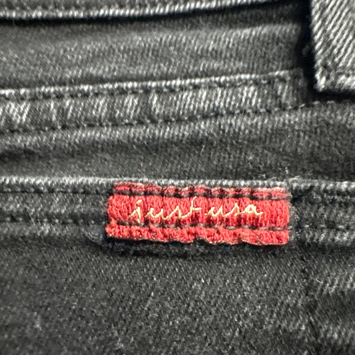 Just USA Black Flare Jeans Womens Size 0 Stretch Denim Style O 747 Low Rise