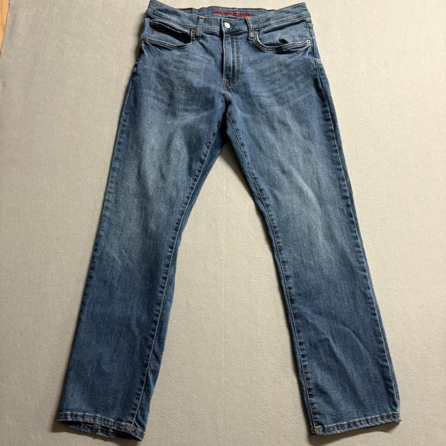 Lucky Brand 223 Straight Jeans Mens 32x32 Blue Denim Classic Fit Pant Fits 32x30
