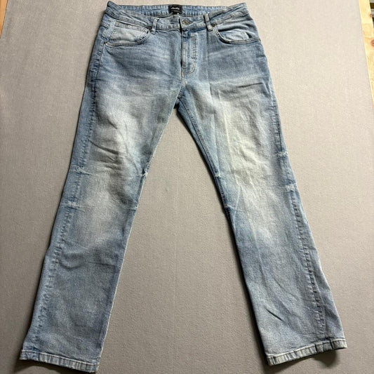 Primitive Skateboarding Jeans Mens 36x30 Blue Denim Stretch Skateboard Pants