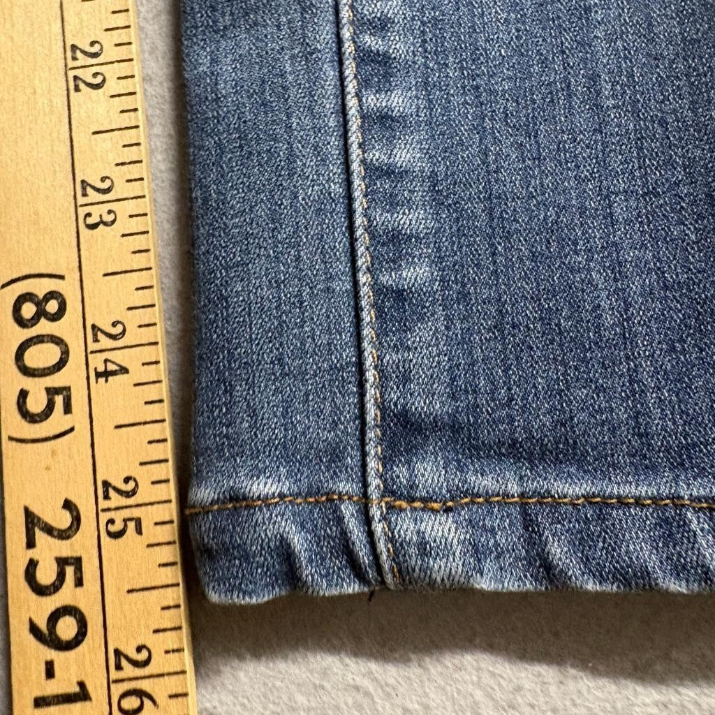AG Adriano Goldschmied The Middy Mid Rise Legging Jeans Womens 24R Blue Denim