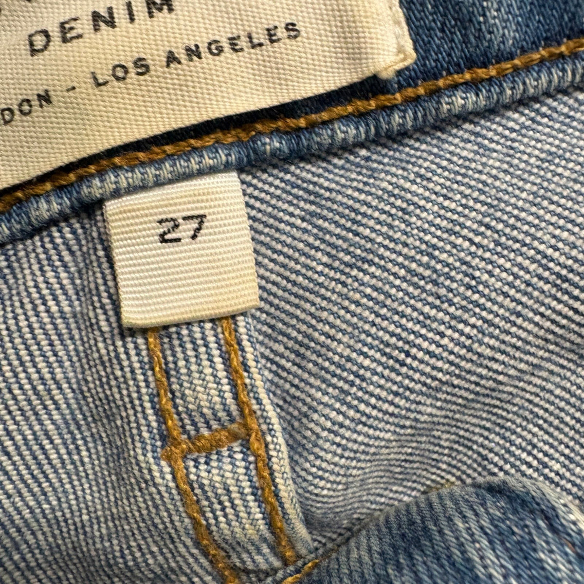 Frame Denim Ali High Rise Cigarette Jeans Women Size 27 Blue Raw Step Hem