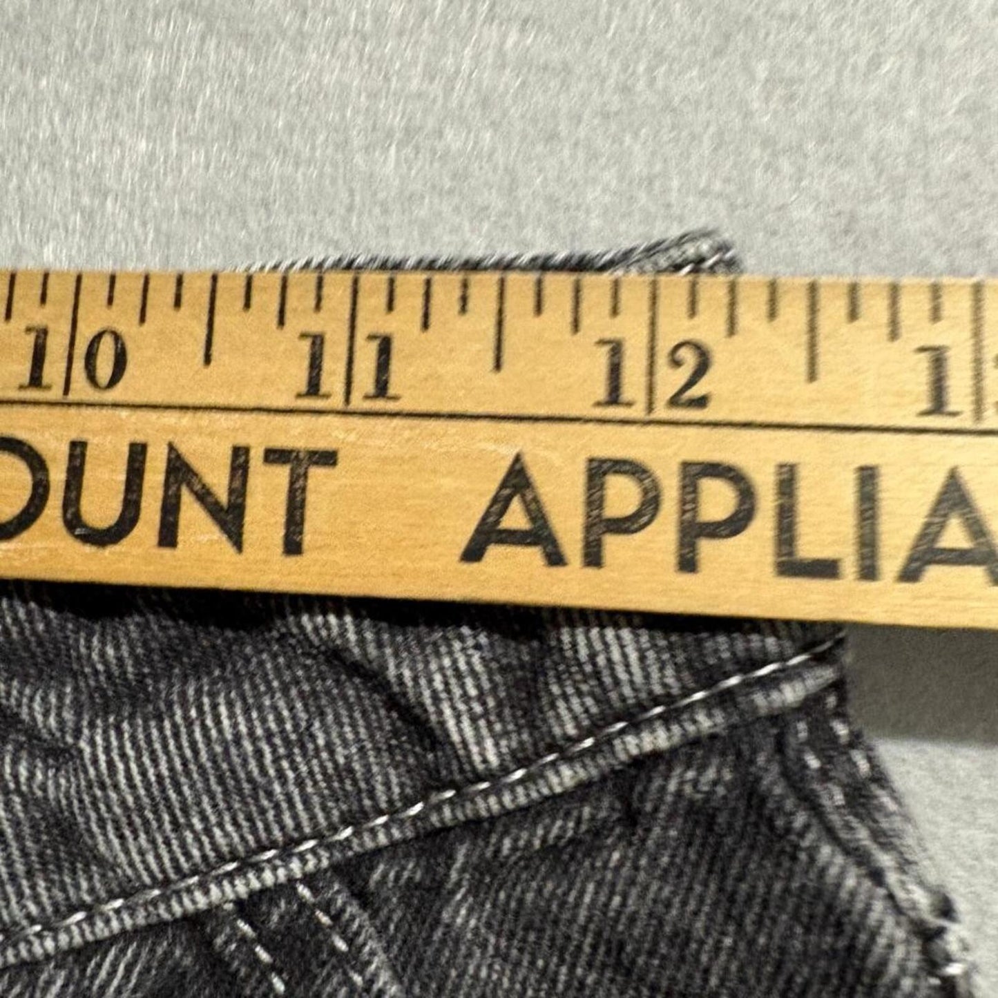 RSQ Cargo Jeans Womens 23 Black Acid Wash High Rise Carpenter Denim Utility