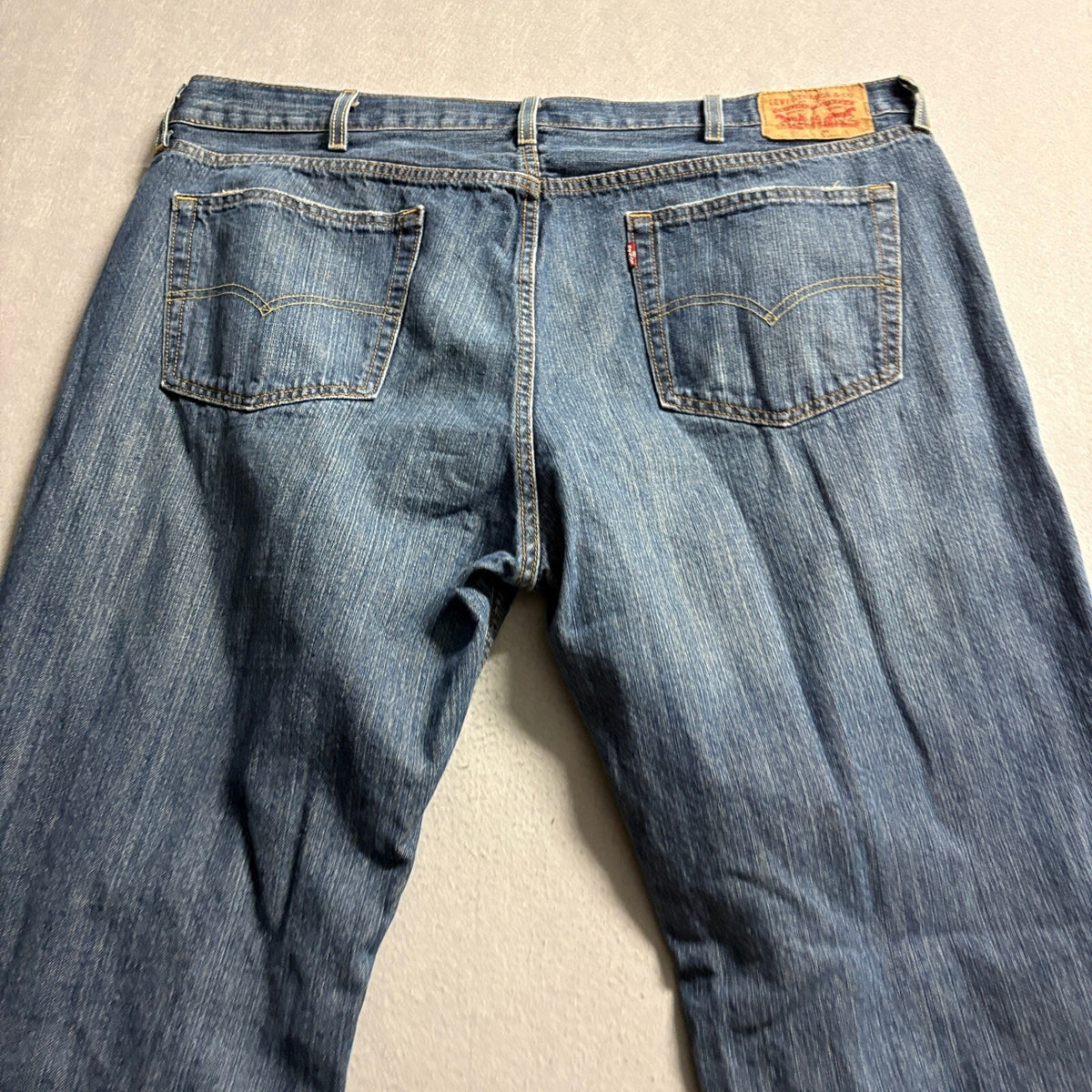 Levis 559 Relaxed Straight Jeans Mens Size 42 x 38 Blue Denim Big & Tall