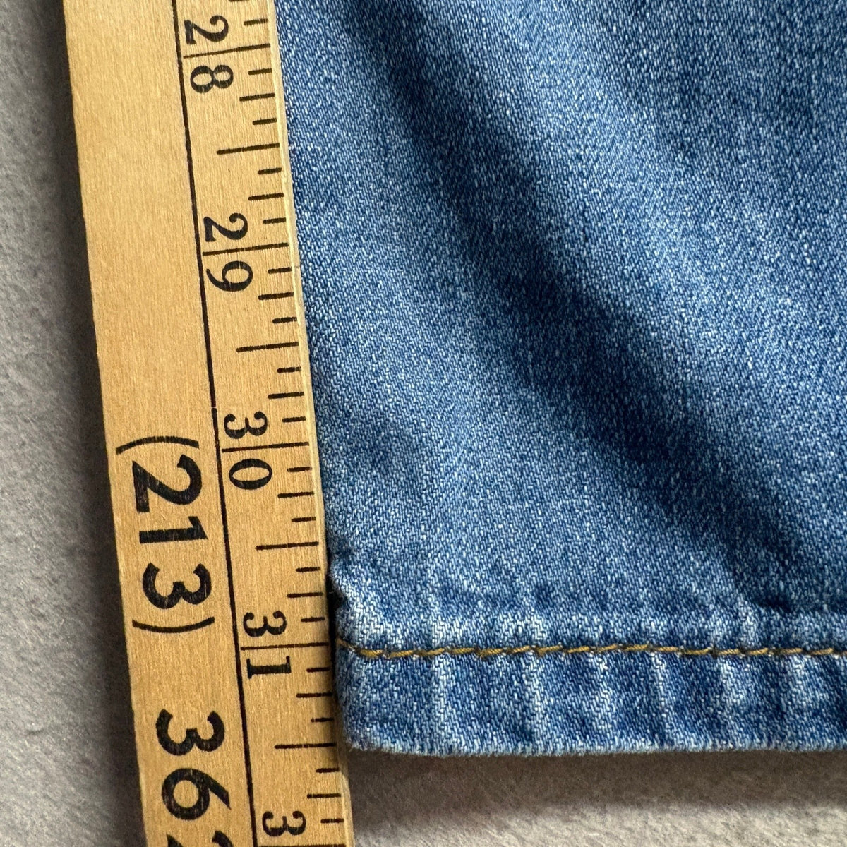 Fashion Nova Cargo Jeans Womens Size 3 Blue Denim High Rise Straight Leg Cotton