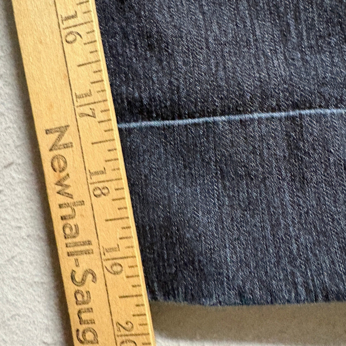 Bandolino Blu Womens Size 14 Dark Wash Capri Jeans Cuffed Comfort Stretch Blue