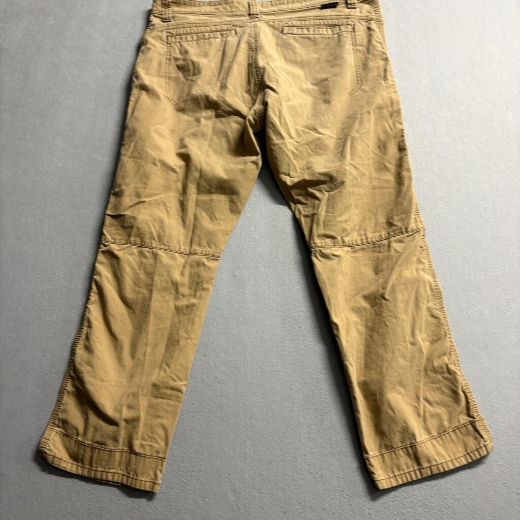 Wrangler ATG All Terrain Gear Pants Mens 36x27 Brown Canvas Utility Outdoor