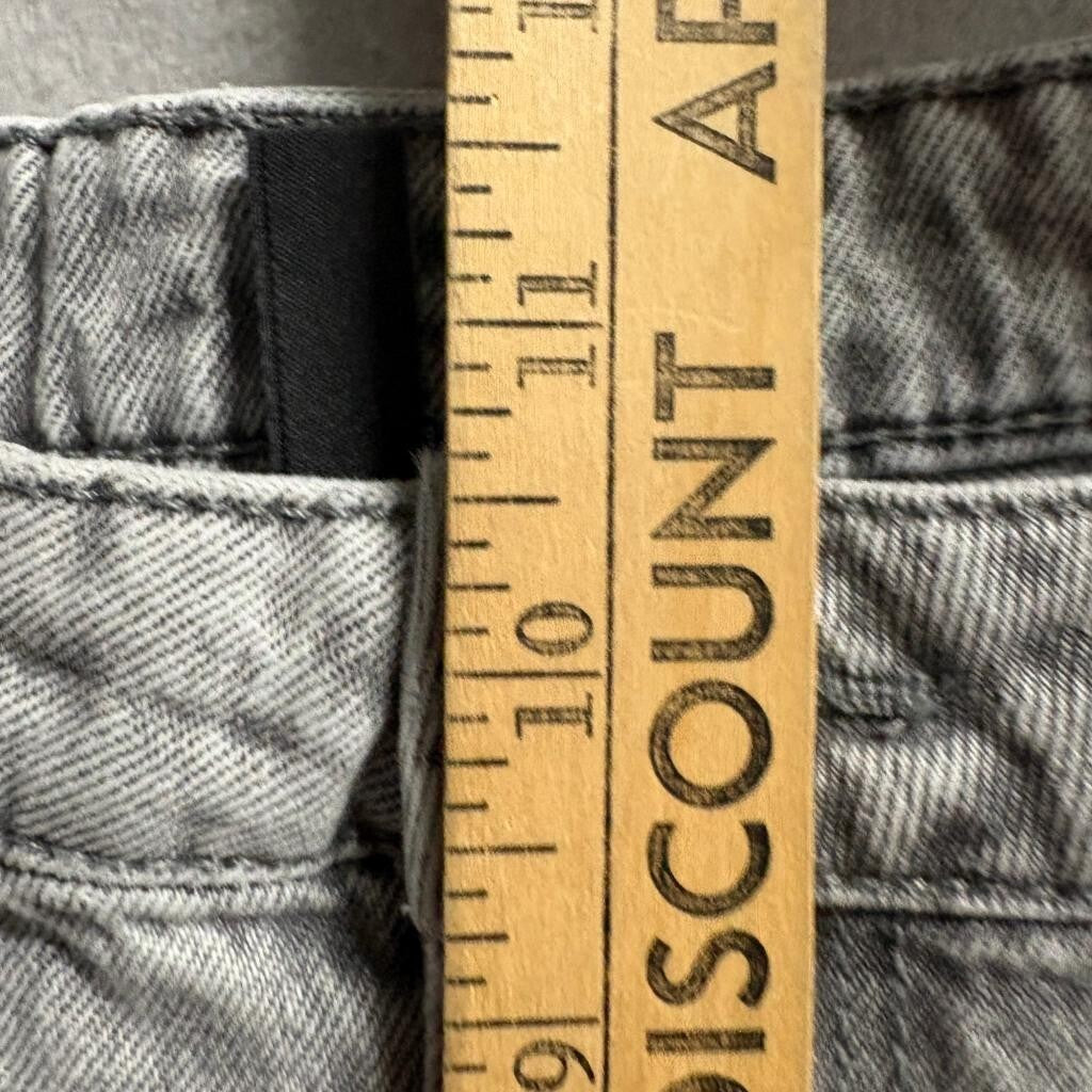 H&M Divided Gray Cargo Jeans Womens Size 8 Wide Leg High Rise Denim Pants