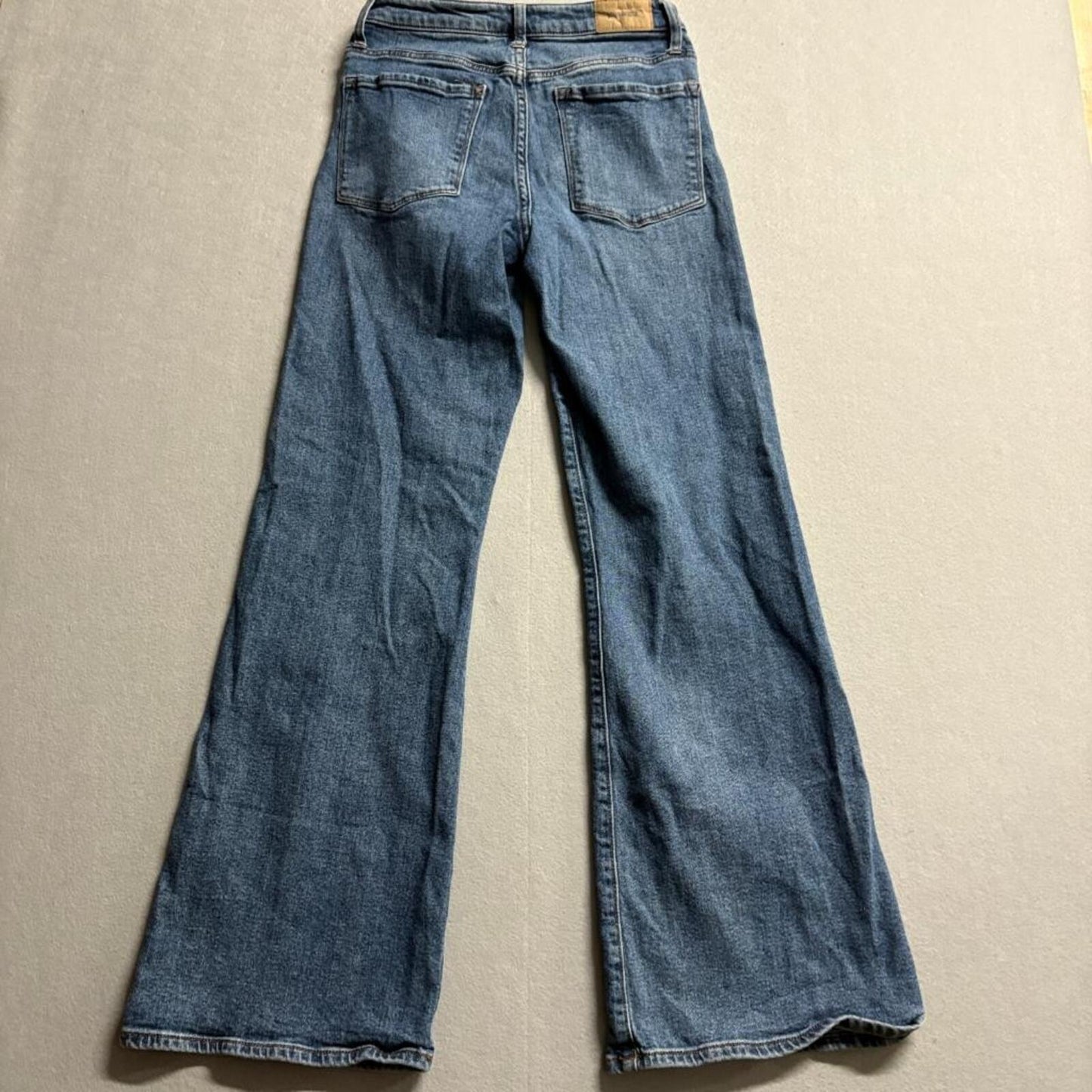 RSQ High Rise Flare Jeans Womens Size 26 Blue Denim Stretch Pants
