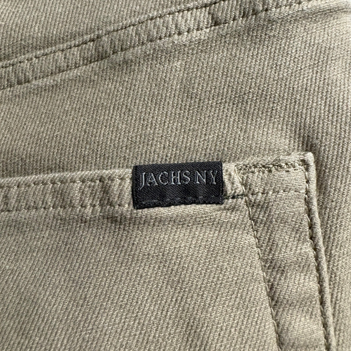 Jachs NY Mens Stretch Jeans 32x32 Beige Tan Cotton Blend Straight Leg Pants