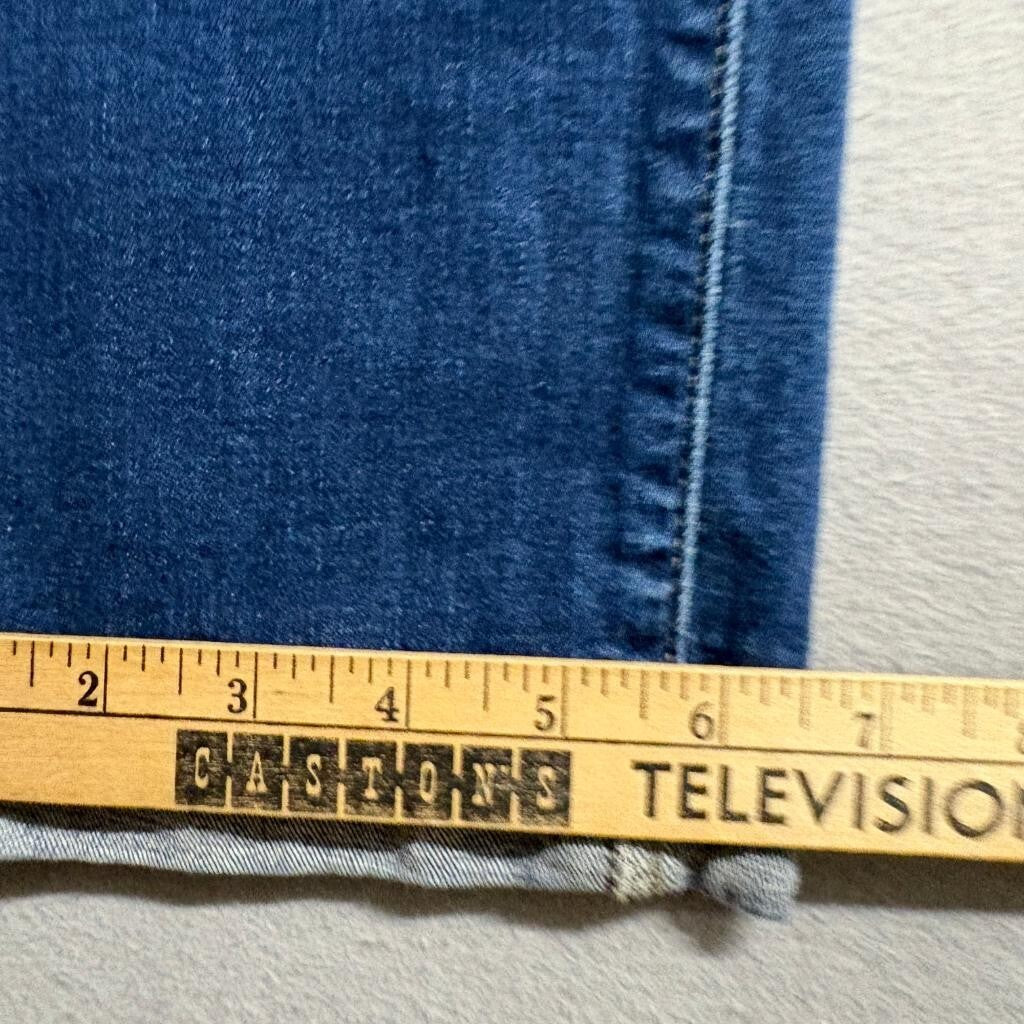 Hudson Blair High Rise Straight Crop Jeans Womens Size 30 Blue Denim
