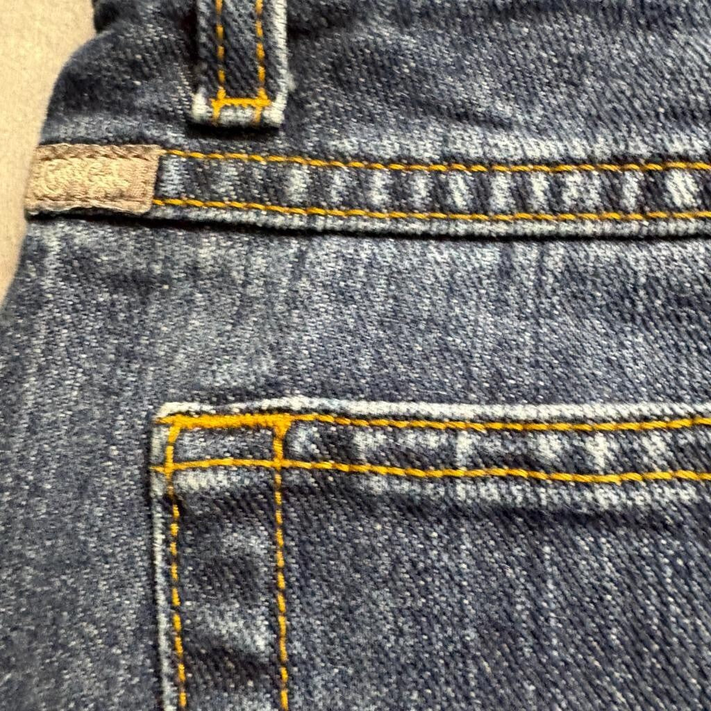 Cruel Girl Slim Jeans Womens 15 X-Long Blue Denim High Rise Straight Leg Western