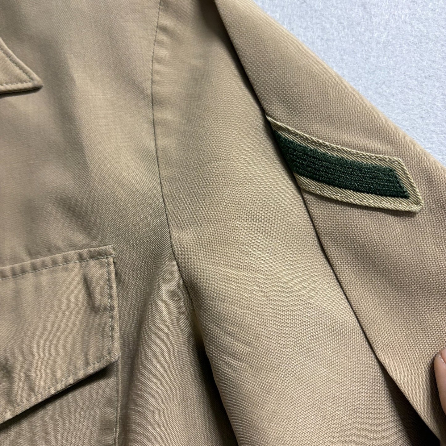 DSCP Valor Collection Uniform Shirt 16.5x36 Fits Like M Khaki Military USA