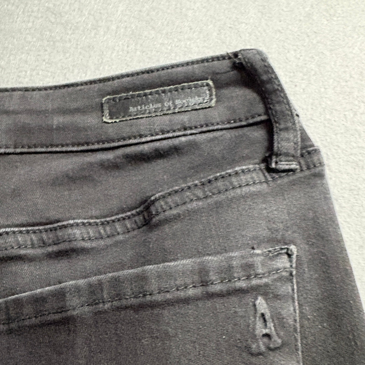 Articles of Society Womens Flare Jeans Size 30 Black Stretch Bootcut Denim Pants