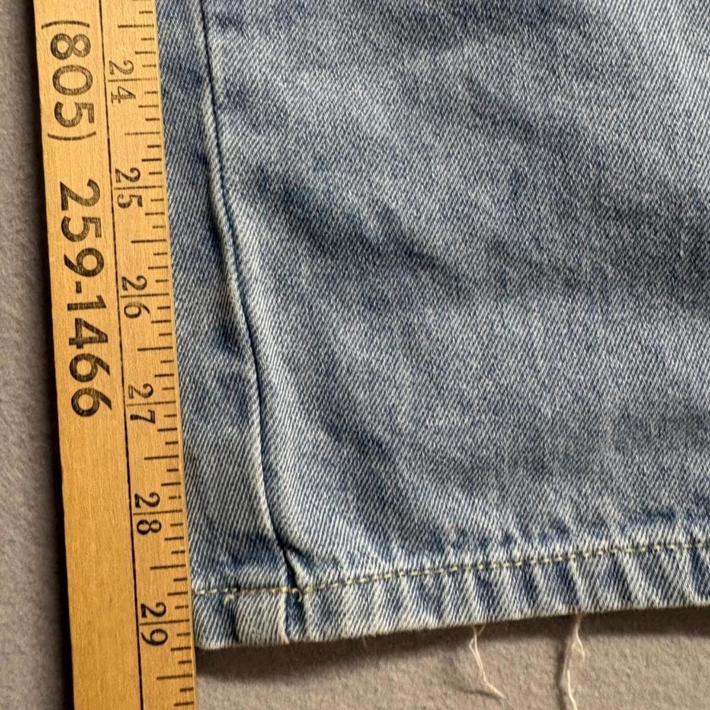 Simple Society Cargo Jeans Womens M Medium Blue Denim Elastic Waist Wide Leg
