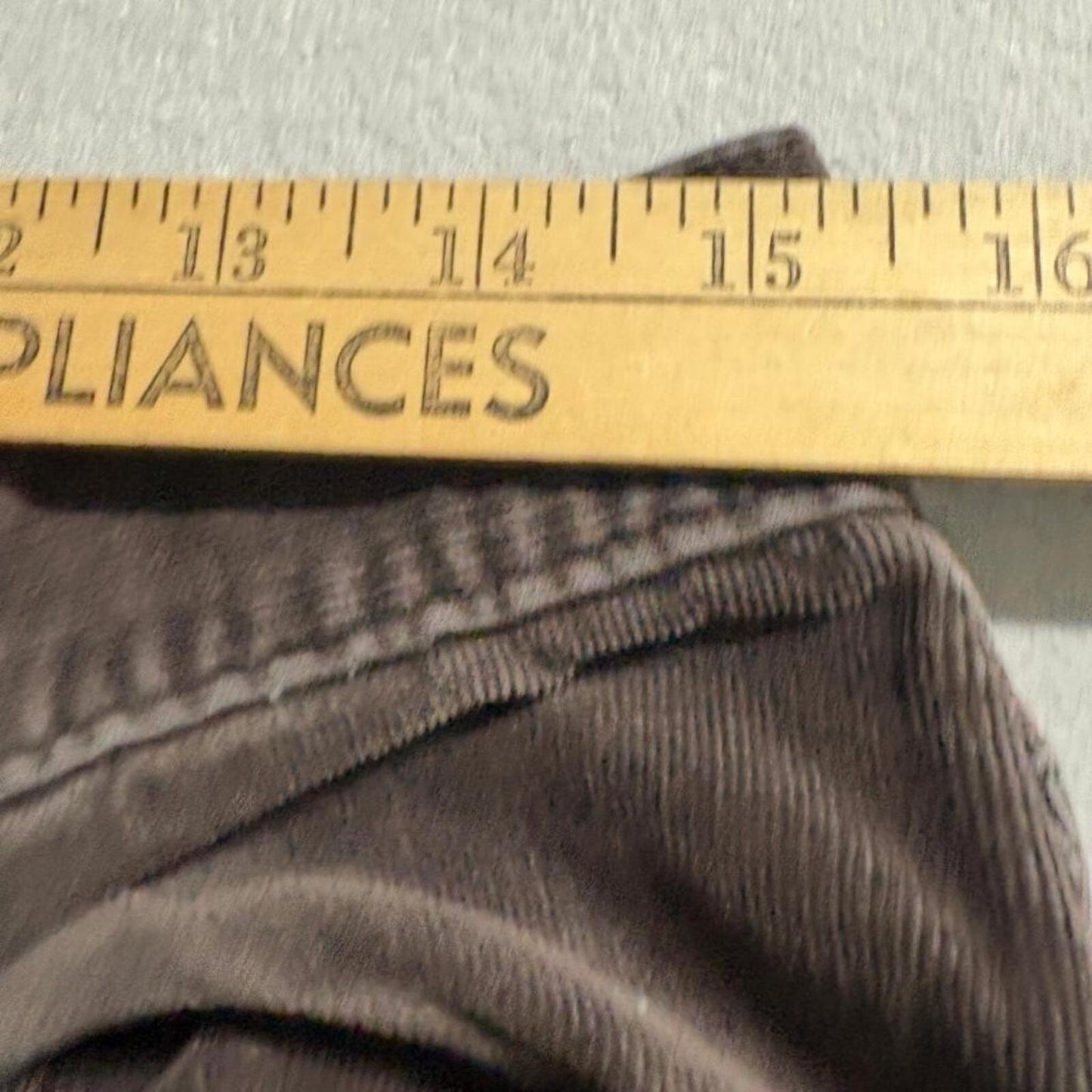 Calvin Klein Jeans Corduroy Pants Womens 10 Brown Straight Leg Stretch Mid Rise