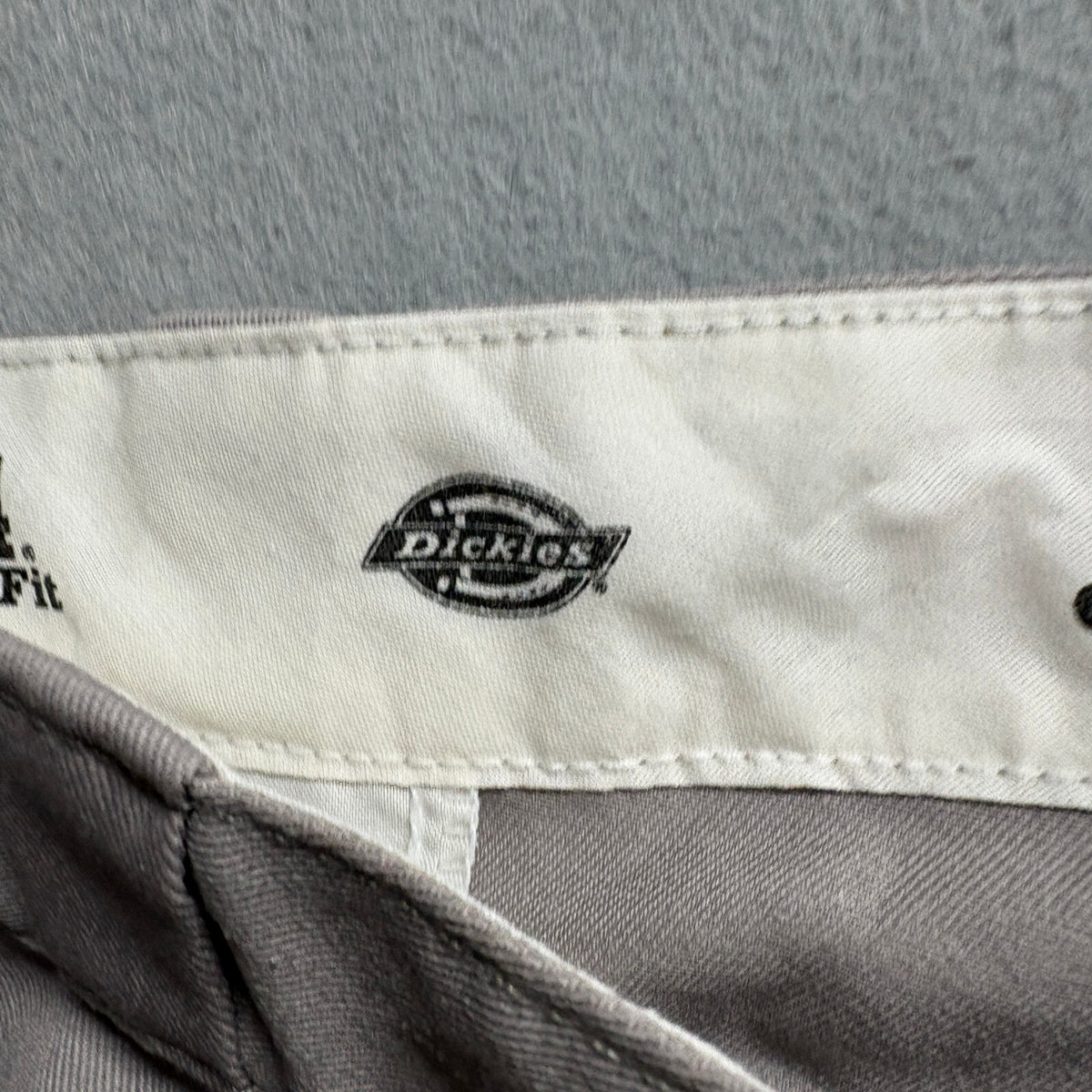 Dickies 874 Original Fit Mens Work Pants Gray Chino Flat Front 38x28