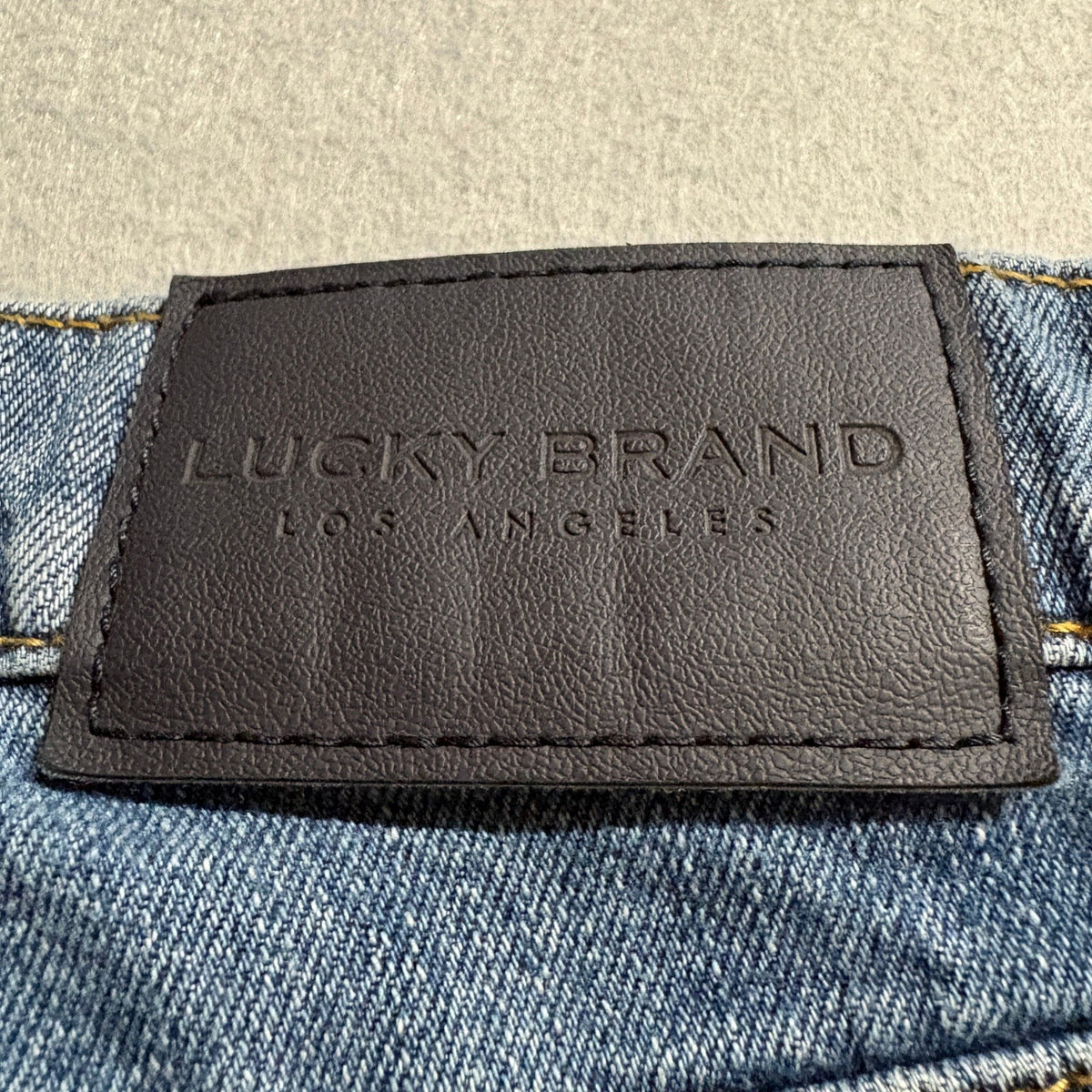 Lucky Brand 121 Slim Straight Jeans Mens 29 x 32 Blue Denim Tencel Cotton Blend