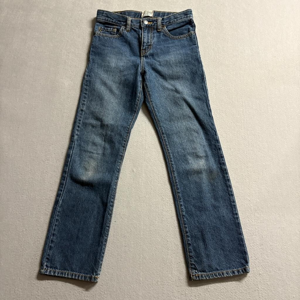 The Childrens Place Boys Straight Jeans Size 10 Blue Denim Adjustable Waist