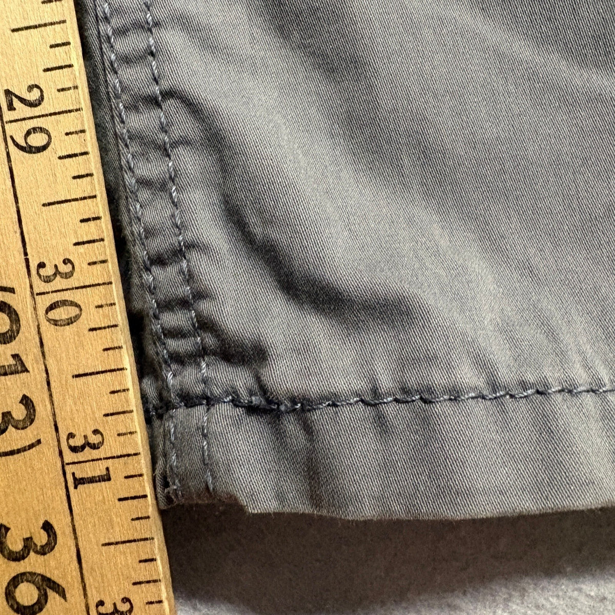 Brax Cooper Regular Fit Pants Mens 32x32 Gray Cotton Blend Chino Straight Leg