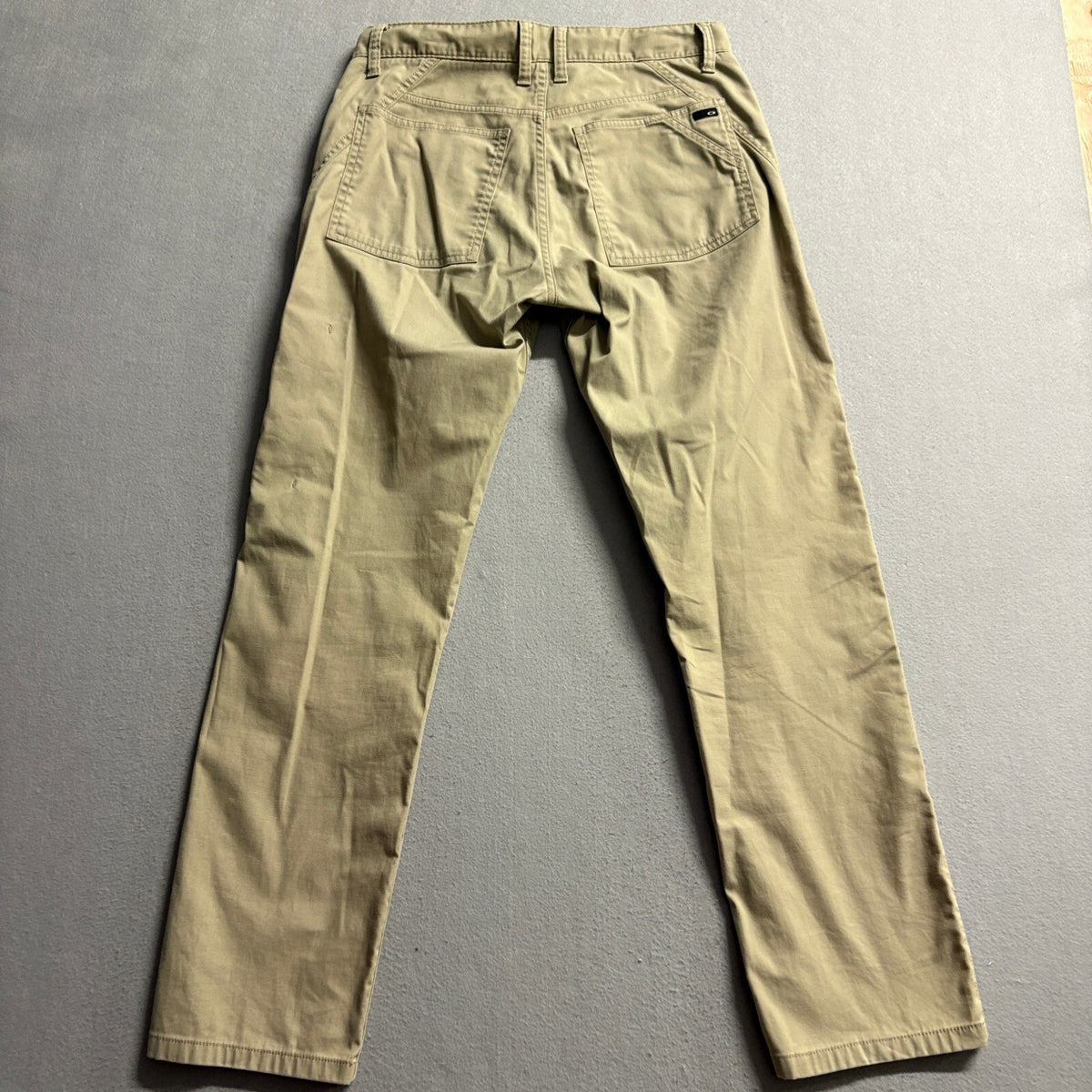 Oakley Mens Pants 32x30 Beige Khaki Slim Straight Fit Stretch Chino Casual