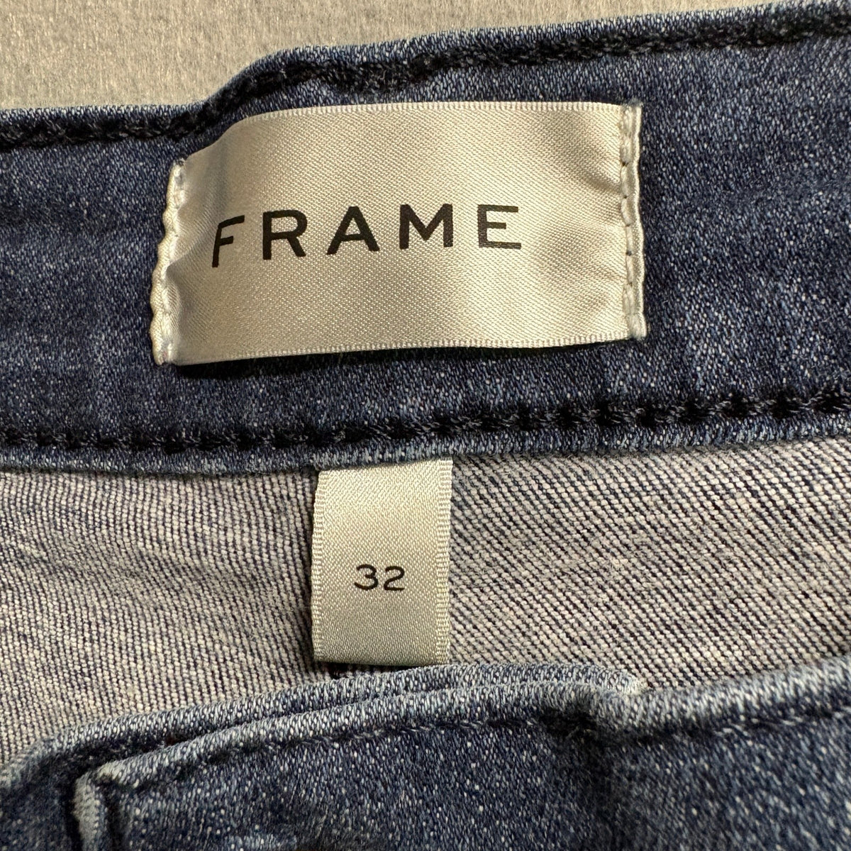 Frame Denim Womens 32 Wide Leg Crop Jeans Blue Stretch High Rise OPLSP291