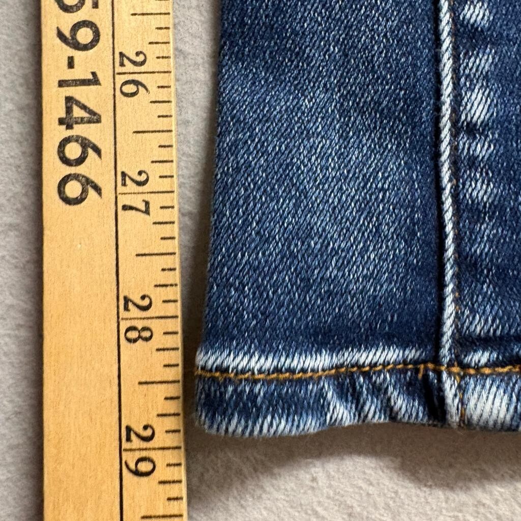 Disclosure Flare Jeans Womens Size 0/24 Blue Denim Stretch Mid Rise