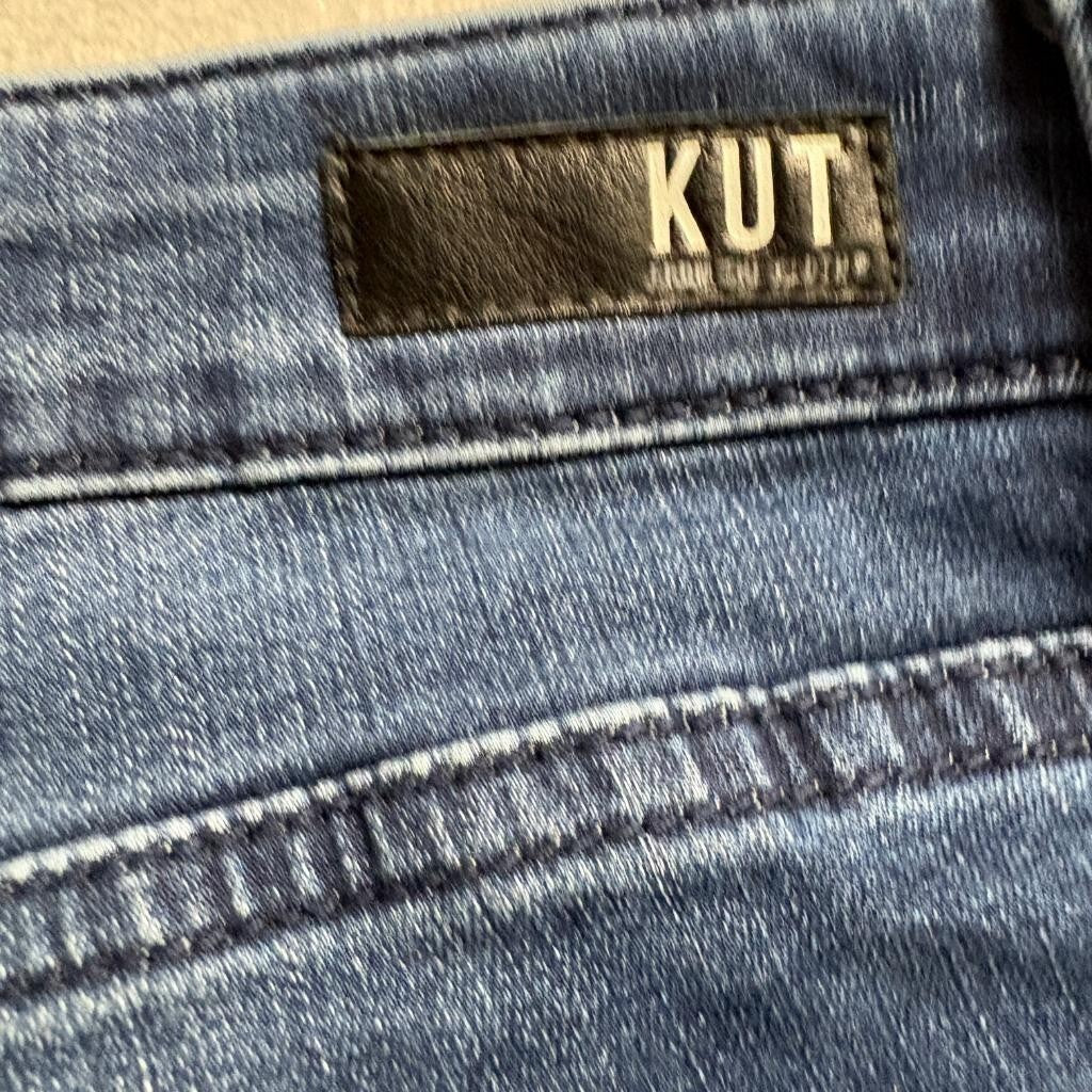Kut from the Kloth Connie High Rise Fab Ab Ankle Skinny Jeans Womens Size 6 Blue