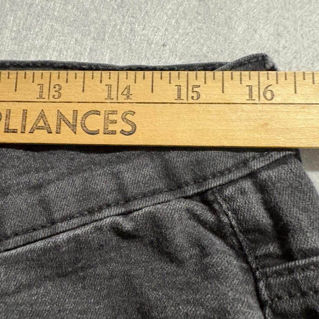 Luke and Dutch Jeans Mens 34x32 Gray Denim Slim Straight Stretch Pants