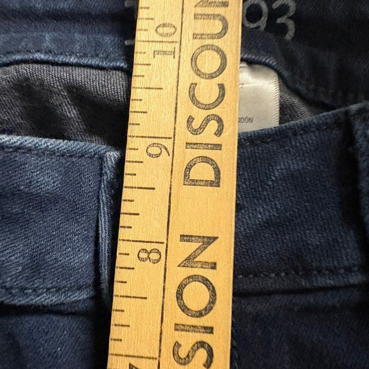 Roebuck and Co R1893 Bootcut Jeans Womens Size 8 Dark Wash Stretch Denim Blue