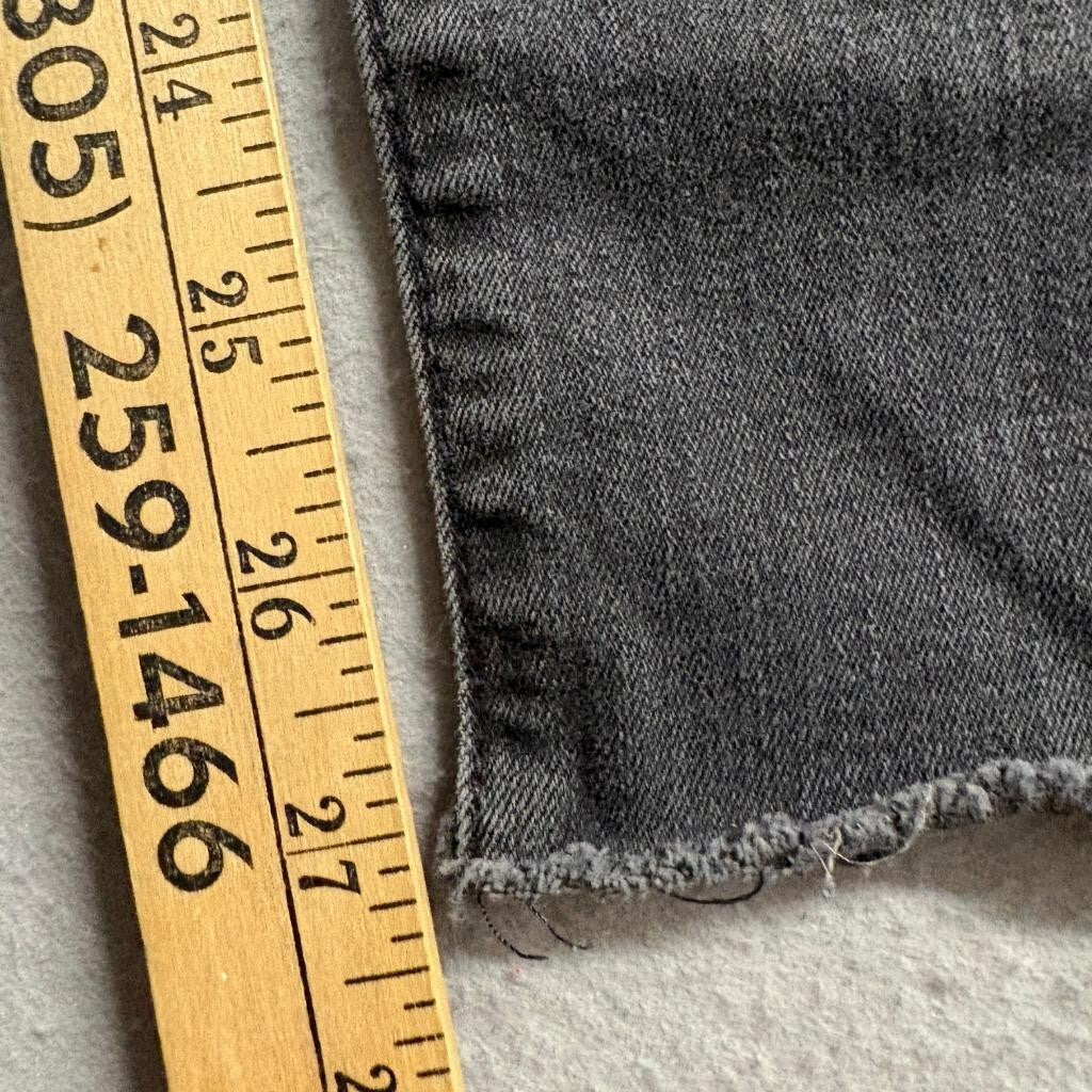 AG Adriano Goldschmied The Legging Ankle Jeans Womens 26R Gray Super Skinny Raw