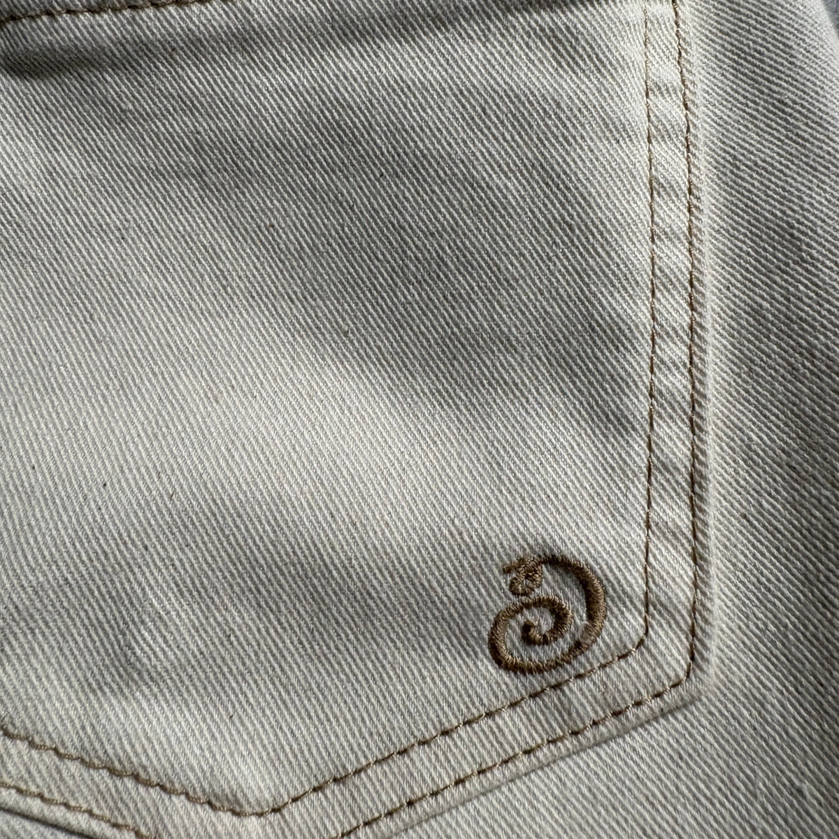 Indigo Rein Flare Pants Womens Size 7 Beige Tan Stretch Seam Detail High Rise