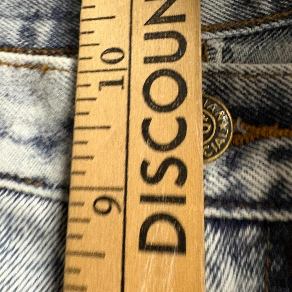 Vintage Virginian Special Jeans Womens 27 Acid Wash Denim High Rise Straight Leg