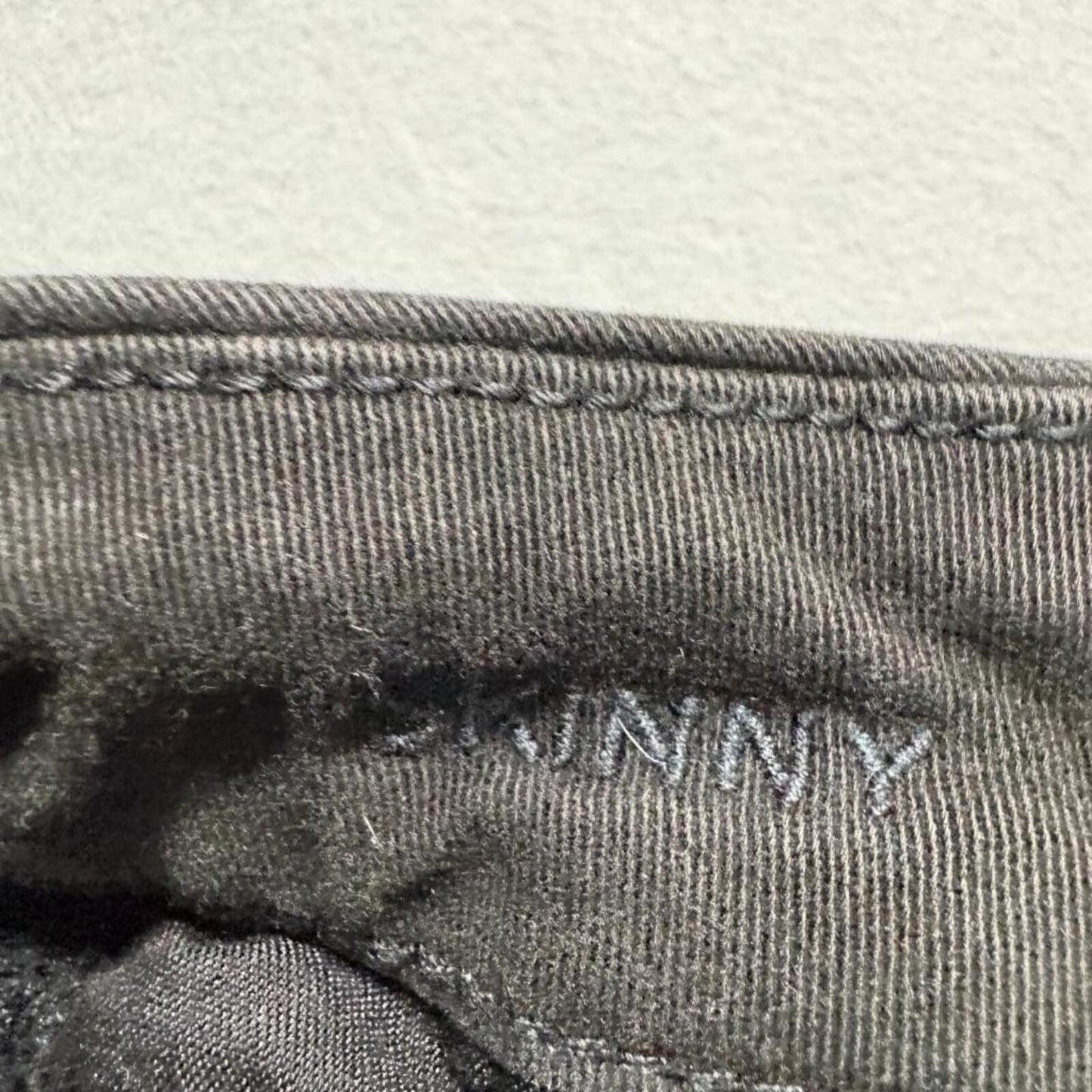 American Eagle Skinny Stretch Pants Womens Size 0 Black Cotton Blend Chino Jeans