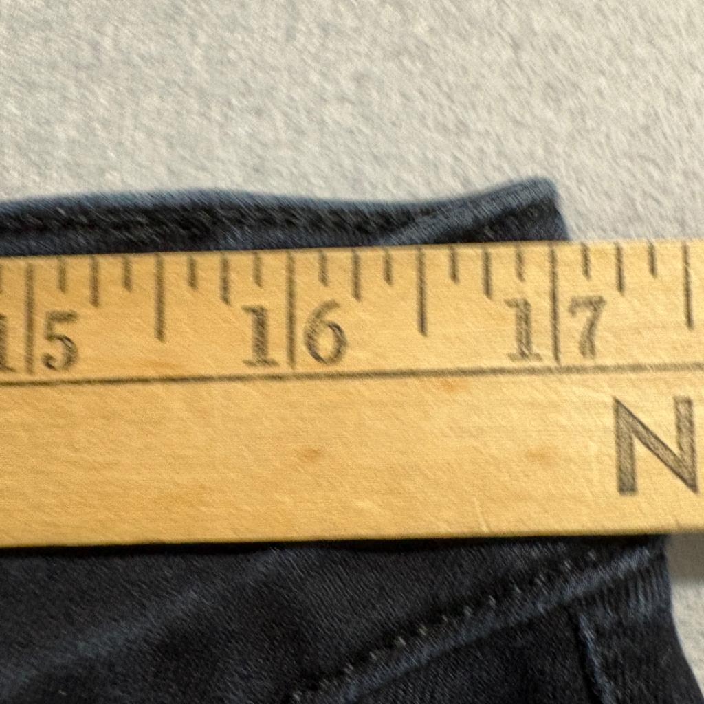 Rock and Republic Kashmiere Skinny Jeans Womens 18W Short Black Denim Stretch