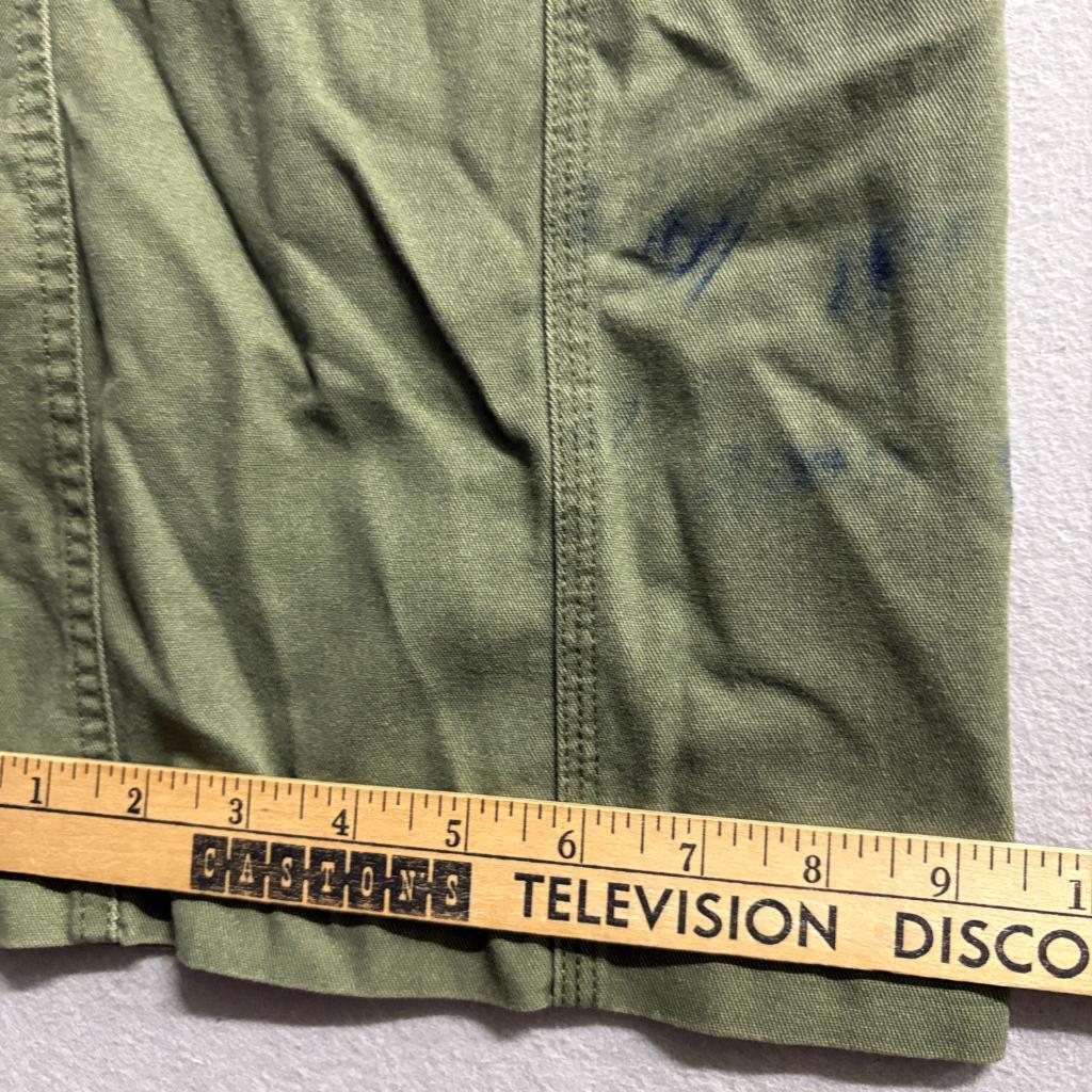 Brandy Melville J Galt Cargo Pants Womens Olive Green Wide Leg Drawstring