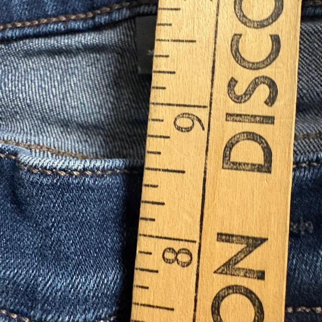 New York & Company Soho Bootcut Jeans Womens 8 Tall Blue Denim Stretch