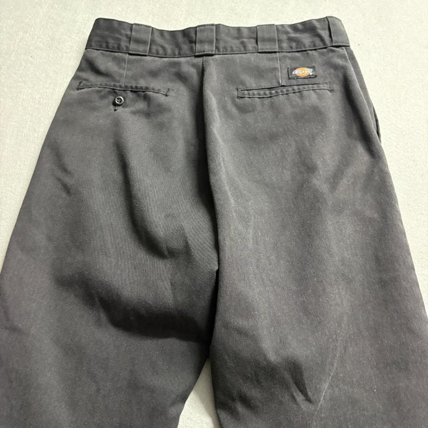Dickies 874 Original Fit Work Pants Mens 28x26 Black Chino Twill Skate fit 30x27
