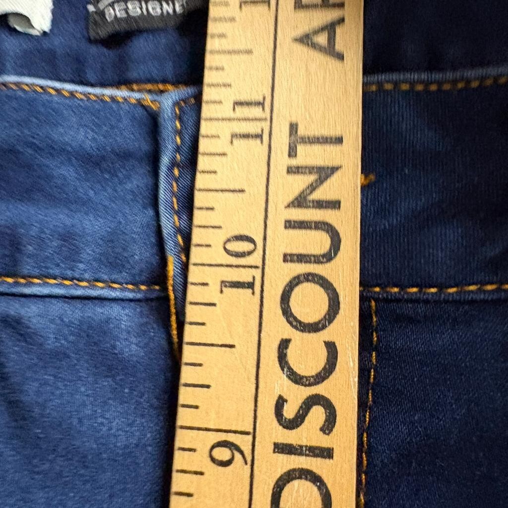Sweet Look Premium Denim Skinny Jeans Womens Size 13 Dark Wash Stretch Blue