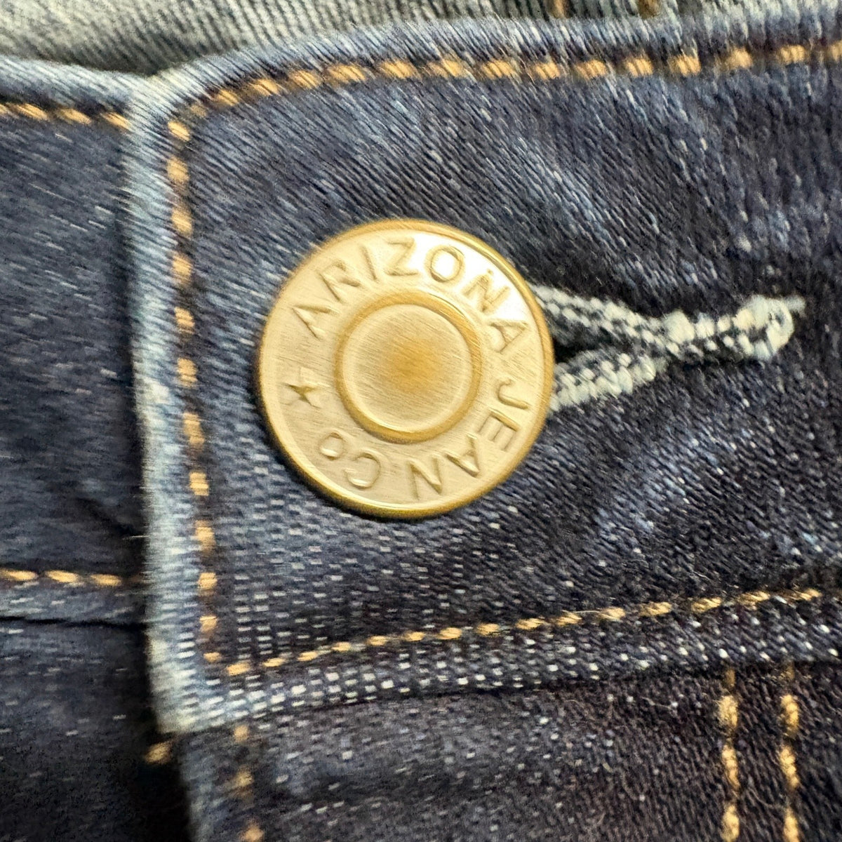 Arizona Jean Co Bootcut Jeans Womens Size 7 Mid Rise Blue Denim Stretch